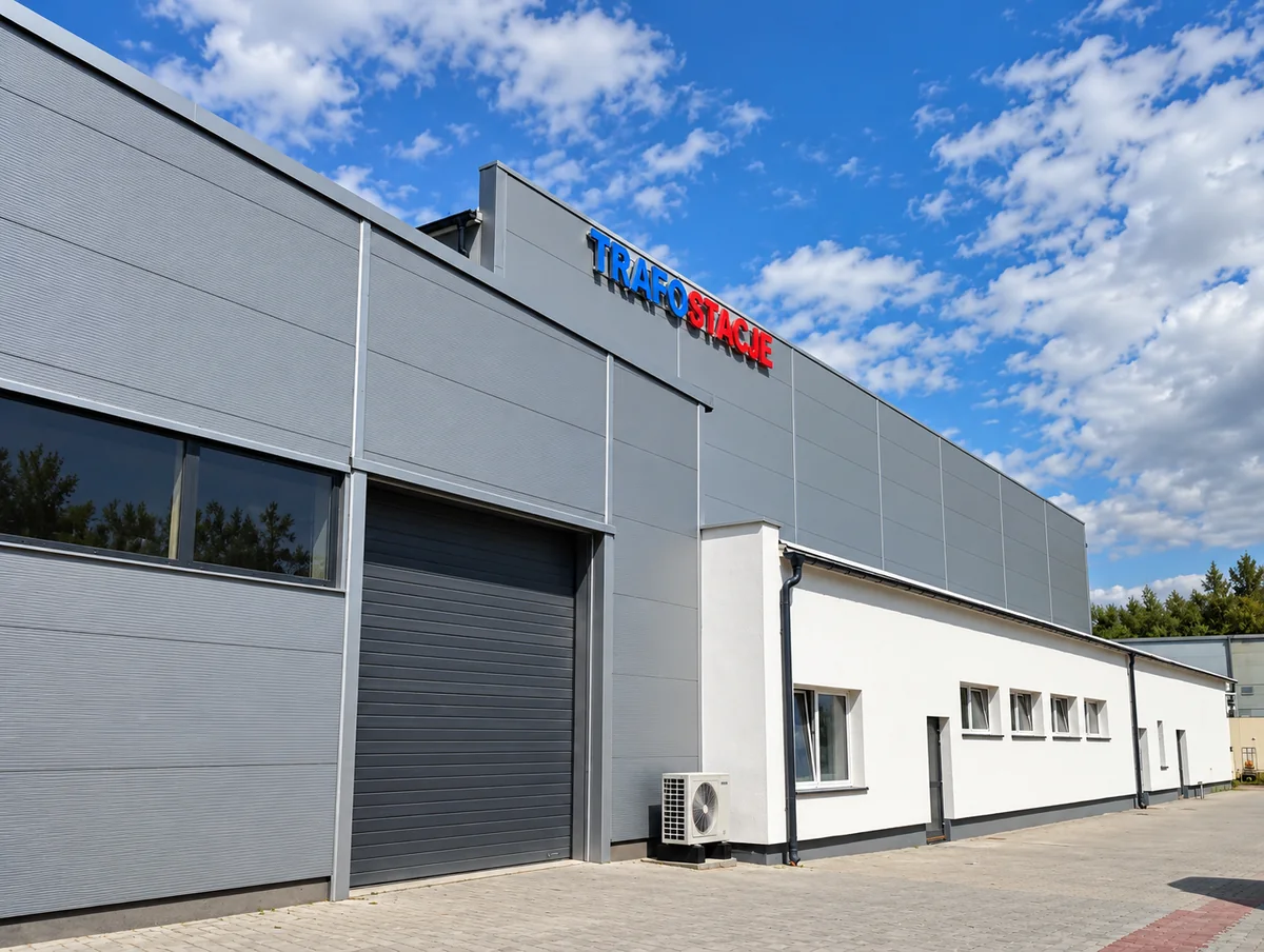 Siedziba i hala produkcyjna TRAFOSTACJE w Nadolicach Wielkich